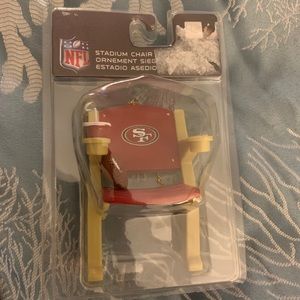 San Francisco 49ers Xmas Ornament Stadium Chair